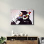 Wallity Pintura Decorativa de Vidrio Templado Multicolor 70 x 110 cm